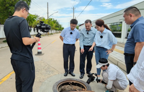  觀察員吳劍文與《第一動力》節目組走進協會副會長單位-圣禹生態 